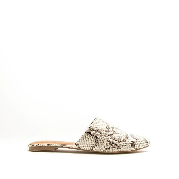 Off White Black Snake Mule Slide - Picture 2 of 4